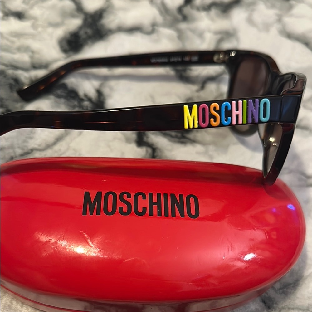 Moschino Sunglasses with Red Case